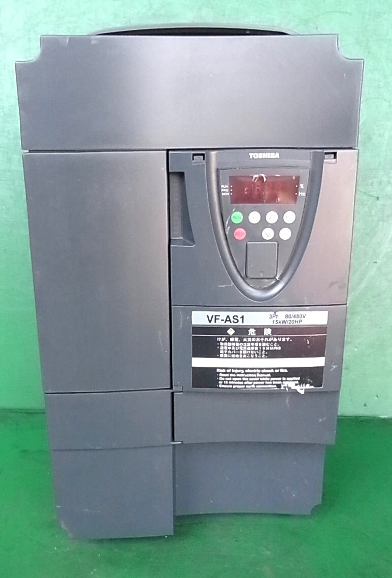 ま東芝製インバータ VFAS1-4150PL 15KW 三相400V 機械装置・回転 ま東芝製インバータ VFAS1-4150PL 15KW 三相400V 機械装置・回転