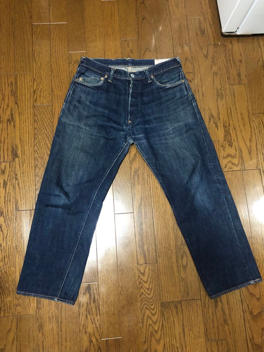 エヴィス Lot 2007 No1 新 恵美寿神頭 日本製濃紺 W34 EVISU エヴィス Lot 2007 No1 新 恵美寿神頭 日本製濃紺 W34 EVISU