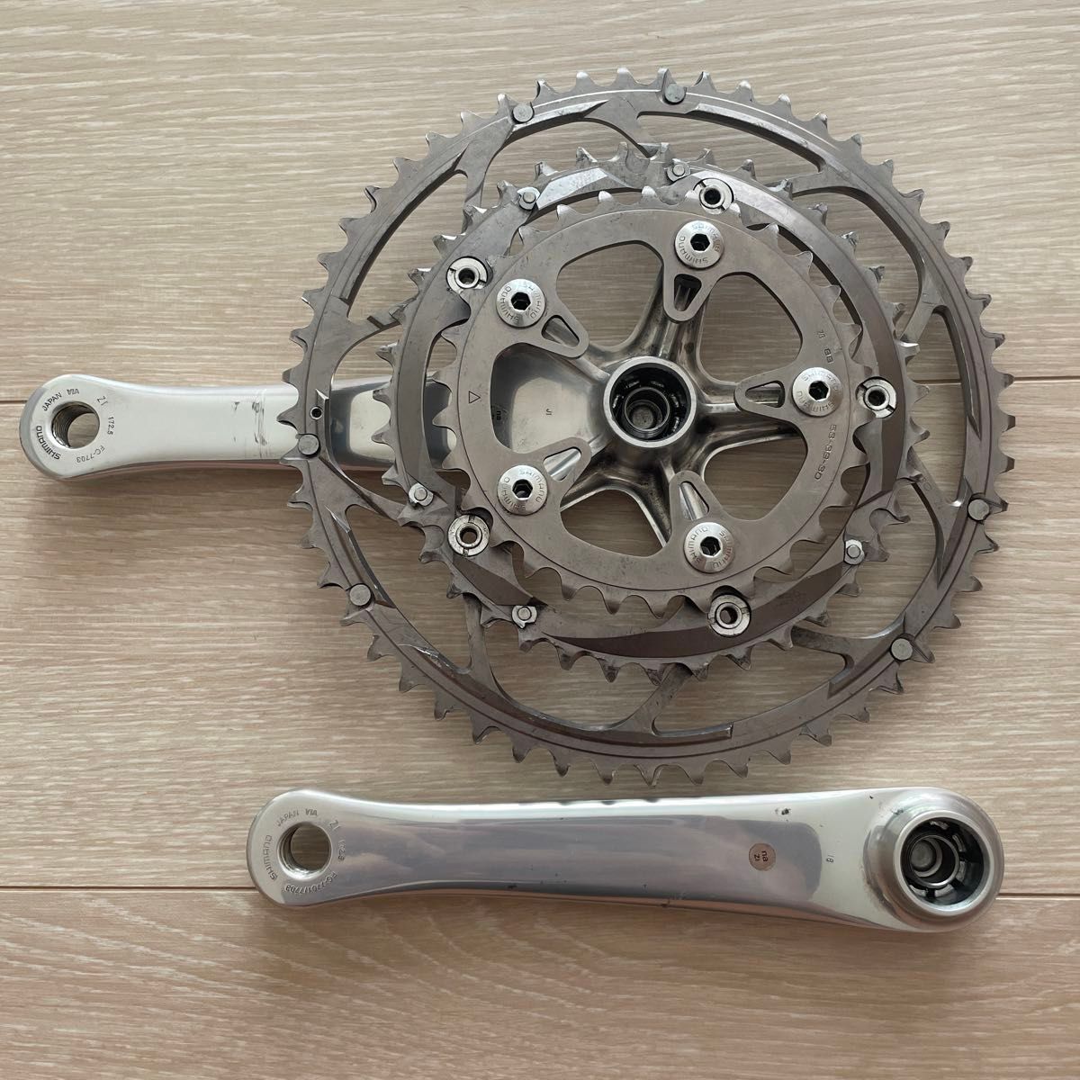SHIMANO シマノ FC-7703 DURA-ACE53/39/30T フロントトリプル SHIMANO シマノ FC-7703 DURA-ACE53/39/30T フロントトリプル