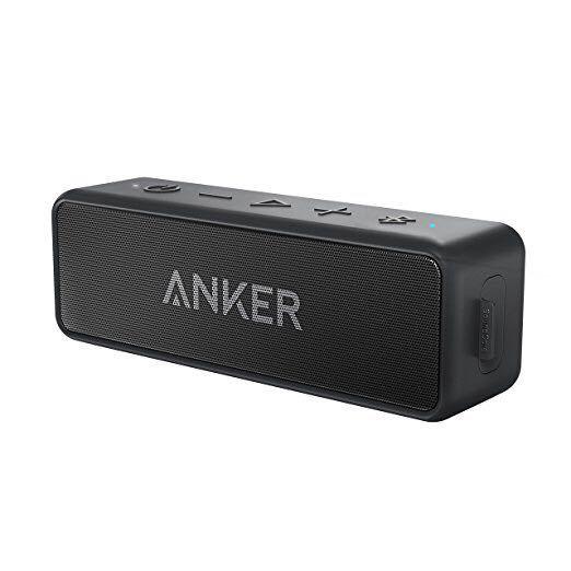 新品☆送料無料☆Anker SoundCore 2 12W Bluetooth4.2 スピーカー 24時間連続再生 IPX5防水 デュアルドライバー マイク内蔵 A3105011_画像1