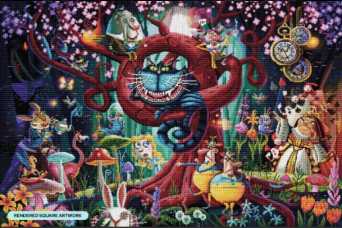 ダイヤモンドアートクラブ キット Alice in Wonderland|Yahoo ダイヤモンドアートクラブ キット Alice in Wonderland|Yahoo