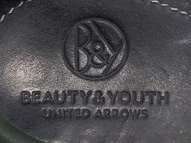 即決★BEATY&YOUTH★25cm レザーデッキシューズ ビューティー＆ユース ユナイテッドアローズ メンズ 40 本革 モカシン 本皮 スエード 革靴