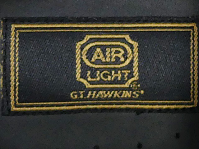  prompt decision *G.T. HAWKINS*27.5cm leather belt shoes Hawkins men's 9.5 black black original leather business real leather slip-on shoes leather shoes heel 