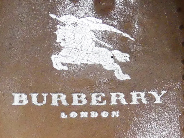  prompt decision *BURBERRY LONDON*25cm leather bit Loafer Burberry London men's tea dress original leather business shoes real leather slip-on shoes leather shoes 