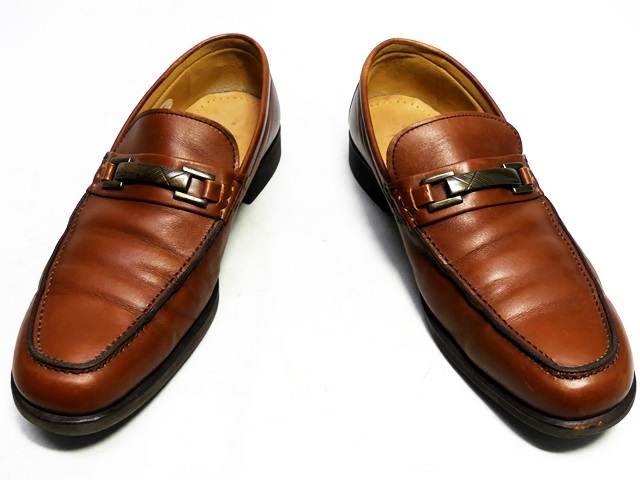  prompt decision *BURBERRY LONDON*25cm leather bit Loafer Burberry London men's tea dress original leather business shoes real leather slip-on shoes leather shoes 