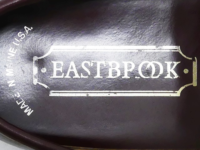 即決★米国製 EASTBROOK★28cm レザーコインローファー イーストブルック メンズ 10 茶 本革 ビジネスシューズ 本皮 スリッポン 革靴_画像6