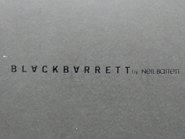 即決★BLACK BARRETT★25cm レザービジネスシューズ ブラックバレット メンズ 40 黒 本革 ドレス 本皮 ヒール 革靴 ニールバレット 箱付き