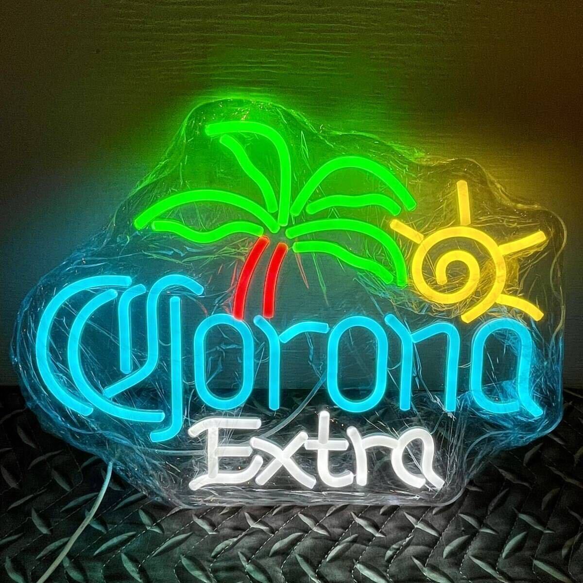 Corona Extra LEDネオンサイン ネオン看板 5色 USB電源 調光調整 Corona Extra LEDネオンサイン ネオン看板 5色 USB電源 調光調整