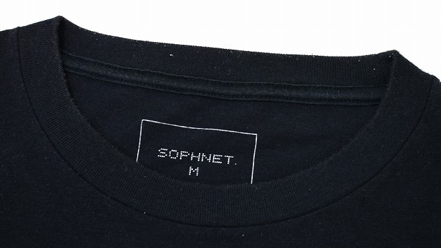 SOPHNET. ソフネット ジャックダニエル風デザインプリントTシャツ M BLACK SOPH-123125 S/S TEE T-SHIRT 半袖 クルーネック_画像6