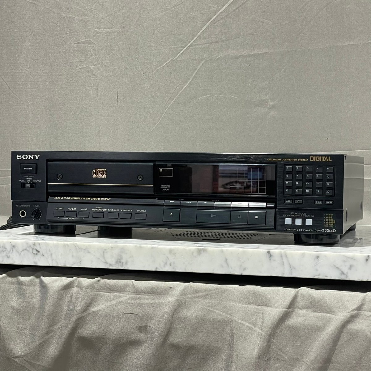 ☆ SONY ソニー CDP-333ESD CDプレーヤー　①