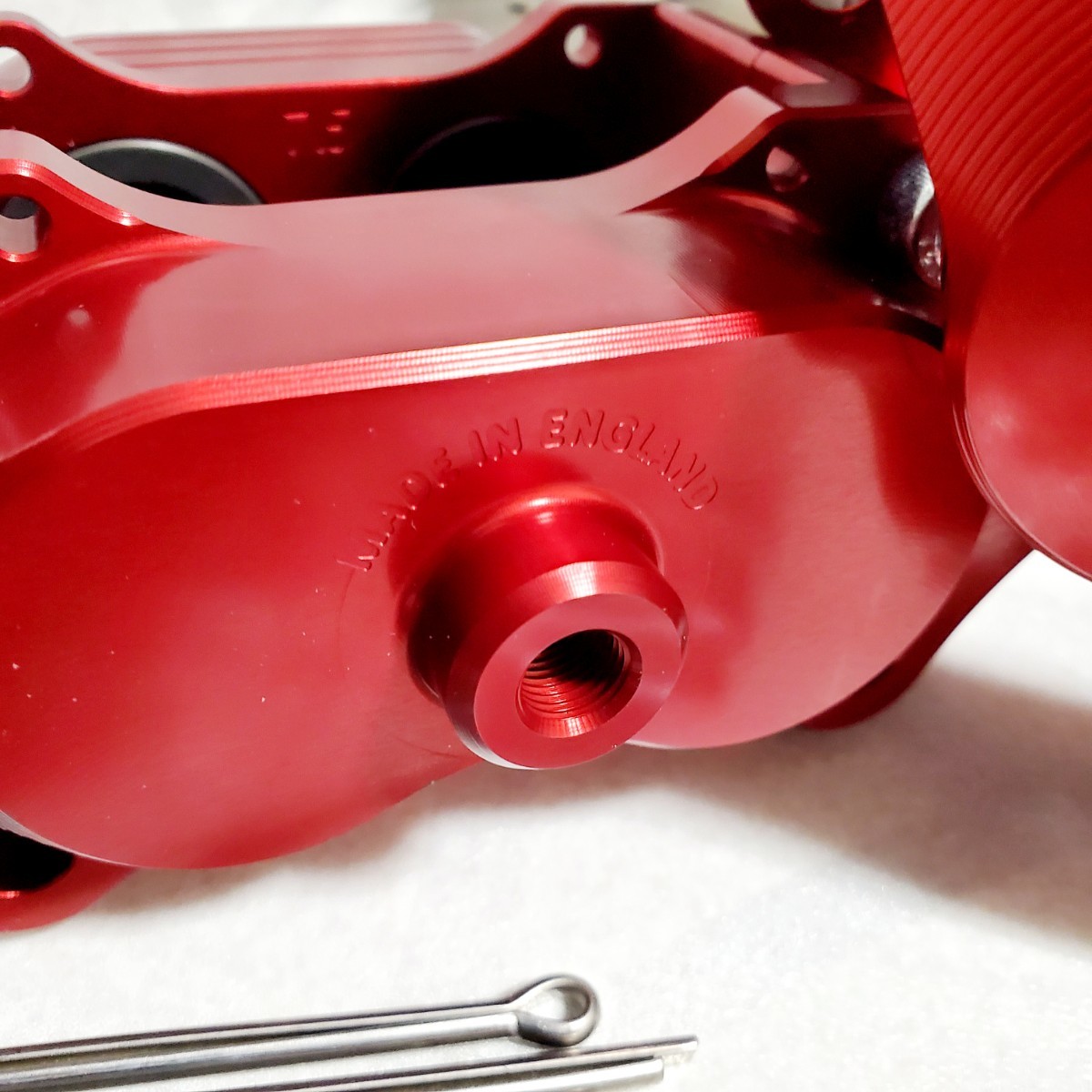  Rover Mini aluminium 4POT 10 -inch kit Rover Mini brake conversion kit BMC ROVER MINI COOPER red color 