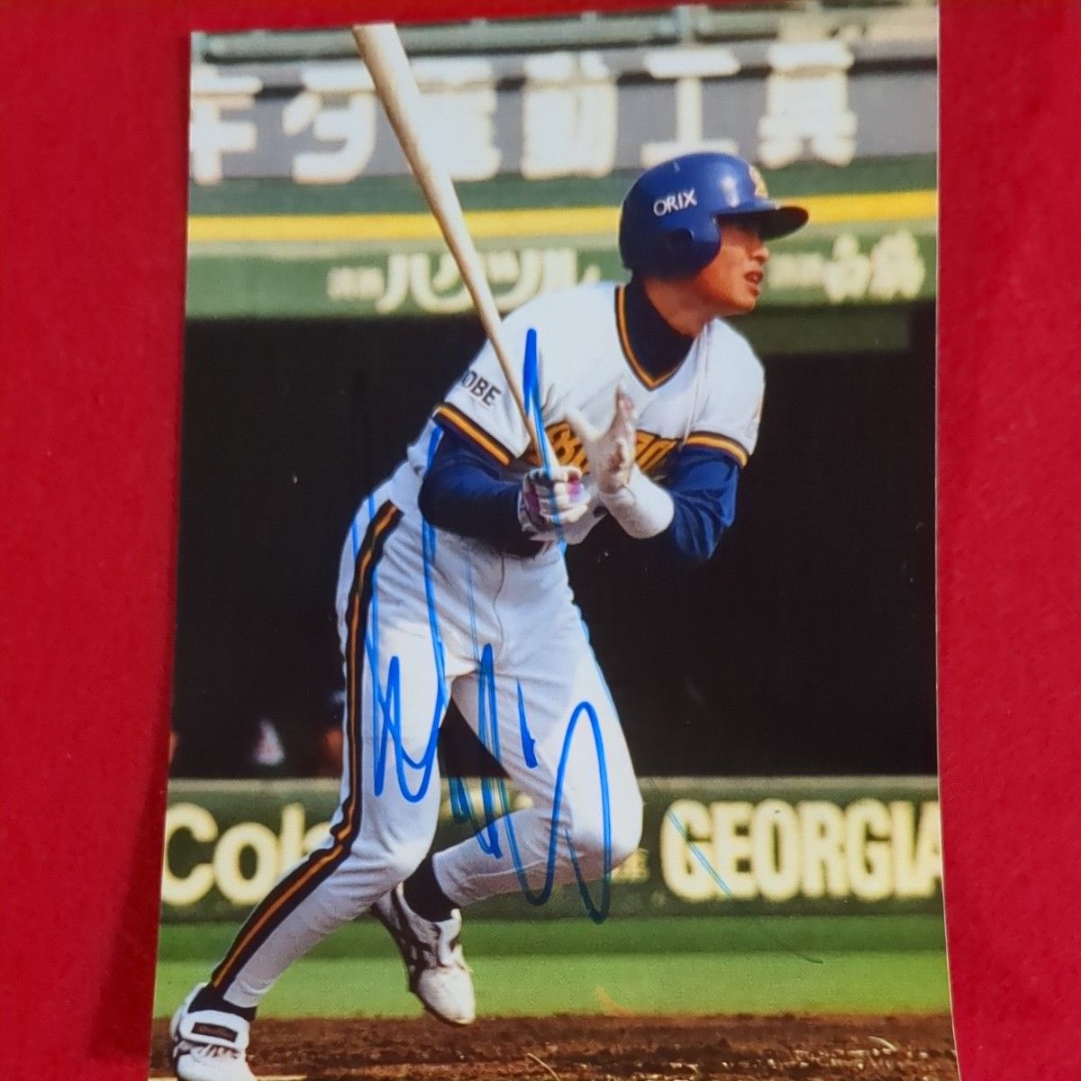 メジャーリーガー イチロー選手(オリックス時代)サイン入り写真 メジャーリーガー イチロー選手(オリックス時代)サイン入り写真