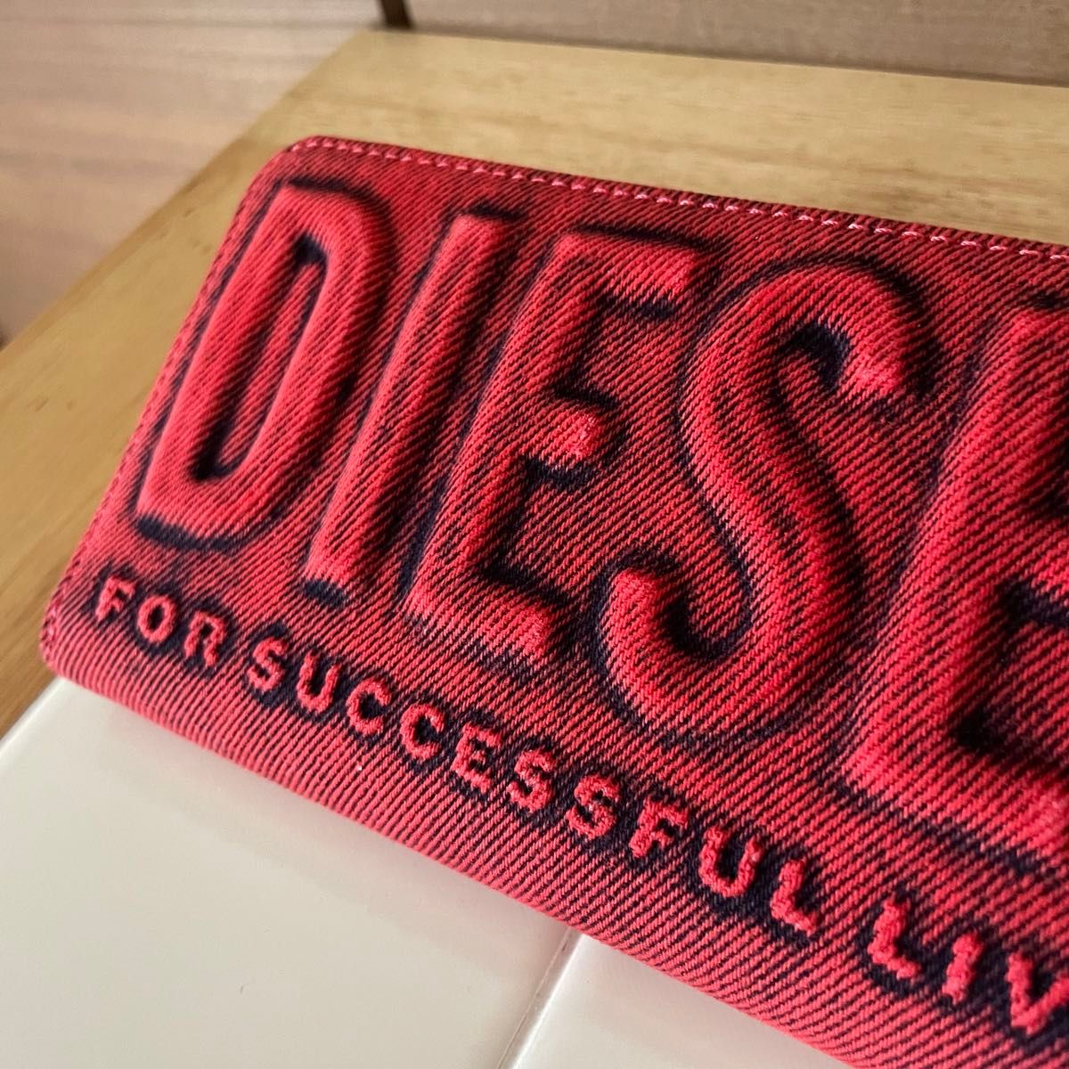 ディーゼル DIESEL デニム ロゴ 長財布 レッド|Yahoo!フリマ ディーゼル DIESEL デニム ロゴ 長財布 レッド|Yahoo!フリマ