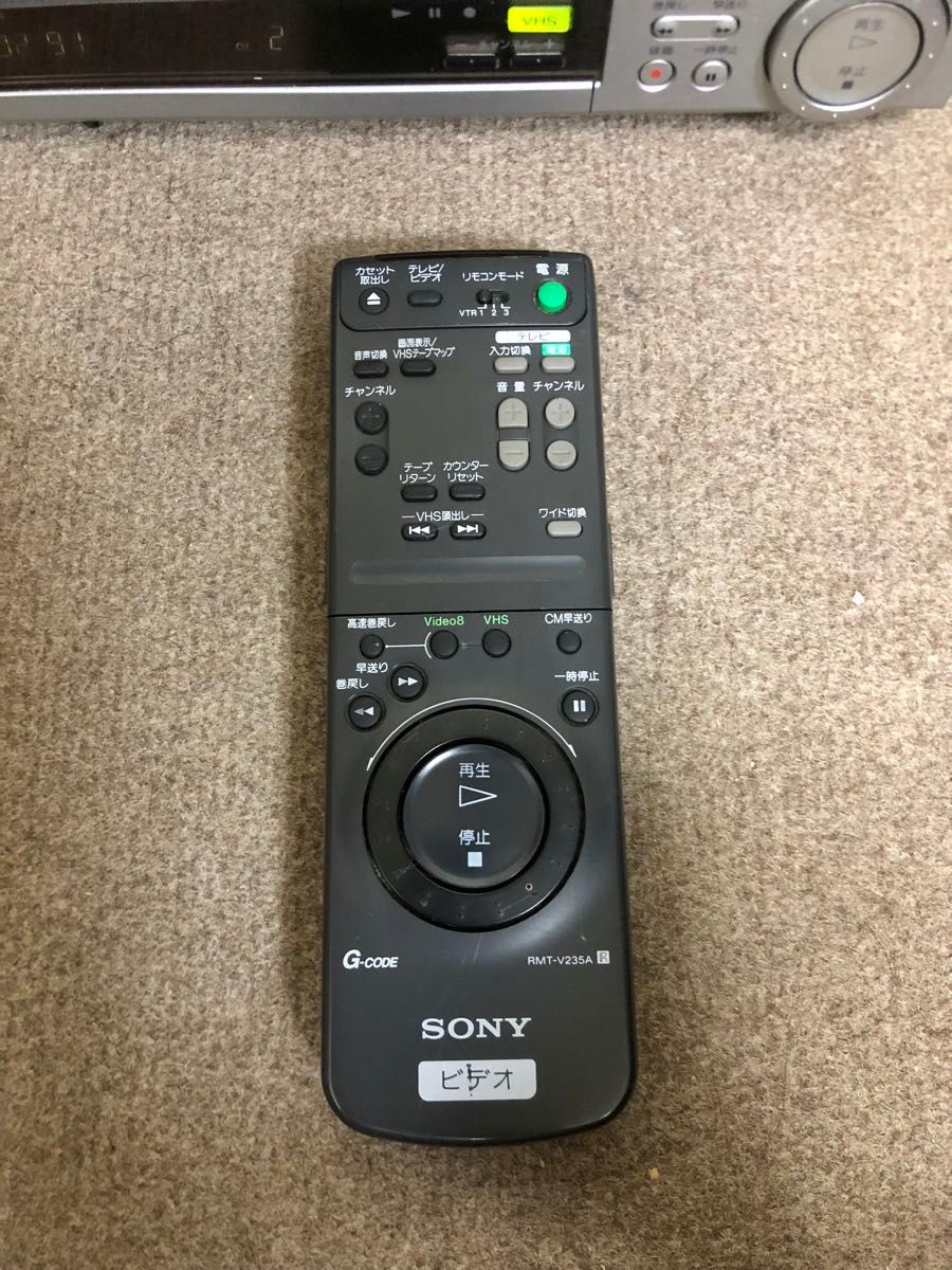 SONY カセットレコーダーリモコン RMT-V235A WV-H6用リモコン SONY カセットレコーダーリモコン RMT-V235A WV-H6用リモコン