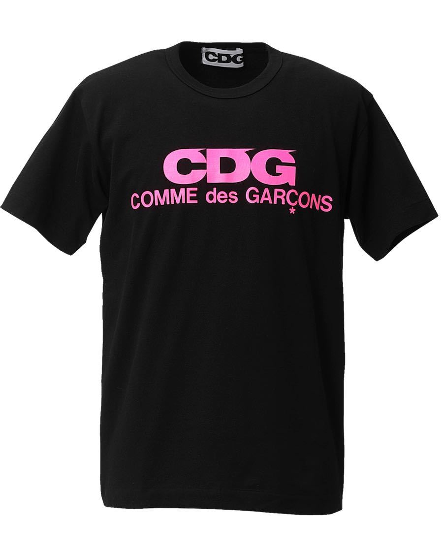 コムデギャルソン CDG Tシャツ ピンク ロゴ Mサイズ 限定 COMME des GARCONS コム デ ギャルソン コム・デ・ギャルソン