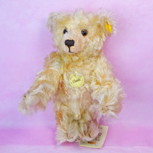 ☆即納!中古超美品、Steiff #005015 クラシックテディ、モヘア ☆即納!中古超美品、Steiff #005015 クラシックテディ、モヘア