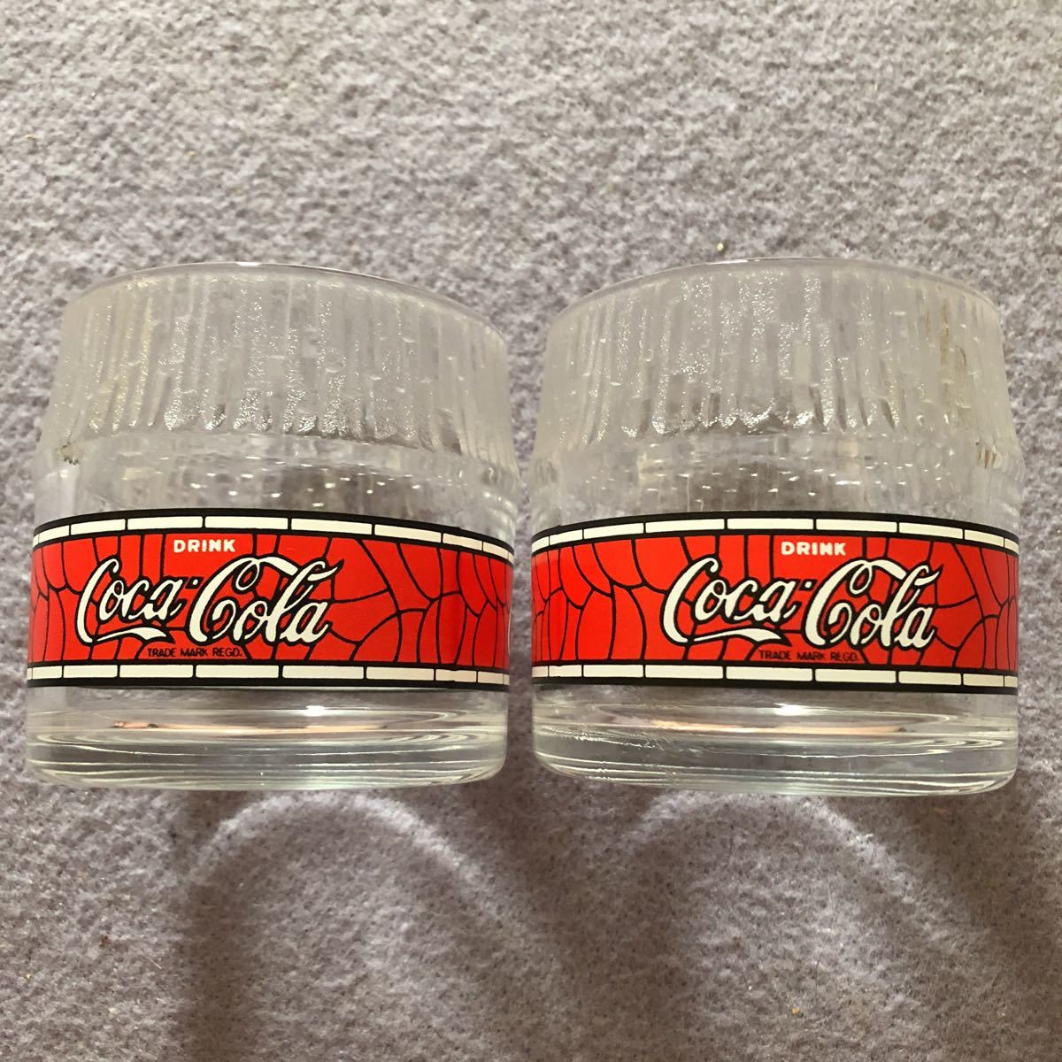 昭和レトロ 激レア非売品 コカコーラ グラス タンブラー 2個 昭和レトロ 激レア非売品 コカコーラ グラス タンブラー 2個