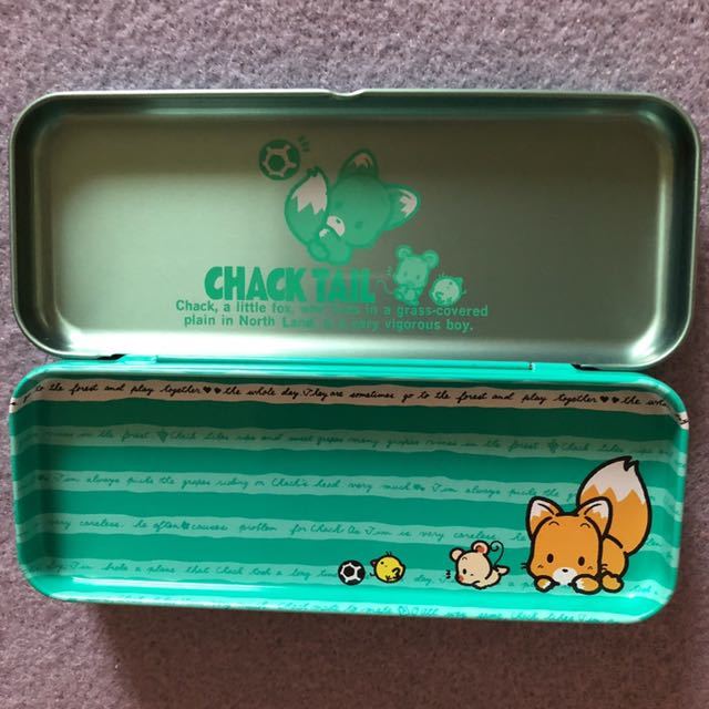 レトロ 超特価sale開催 レア希少品 1993年san X Chack Tail 筆箱 2段缶ペンケース ふでばこ チャックテール
