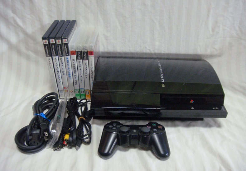 500GB換装エミュレーター可FW3 55以下3 50初期型PS3日本製 500GB換装エミュレーター可FW3 55以下3 50初期型PS3日本製