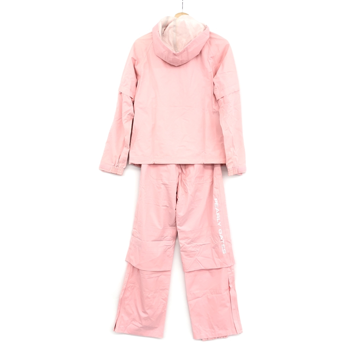 Pearlygates パーリーゲイツ セットアップ ピンク 白 レディース M Pearly gates パーリーゲイツ セットアップ 中綿 ダウン
