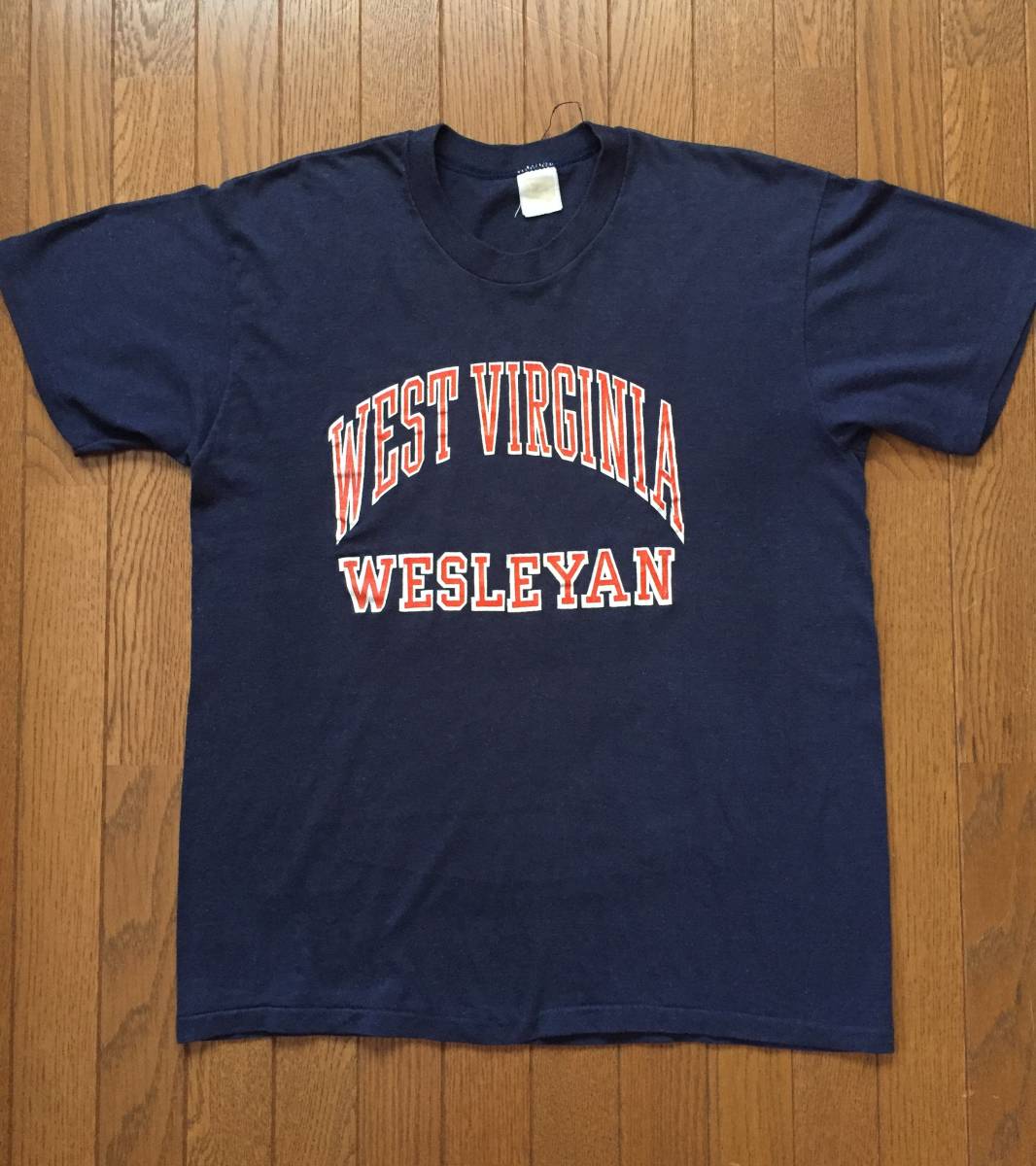 '80s 1980年代 Velva Sheen WEST VERGINIA WESLEYAN カレッジロゴ Tシャツ ビンテージ vintage アーカイブ タグ ヴァージニア