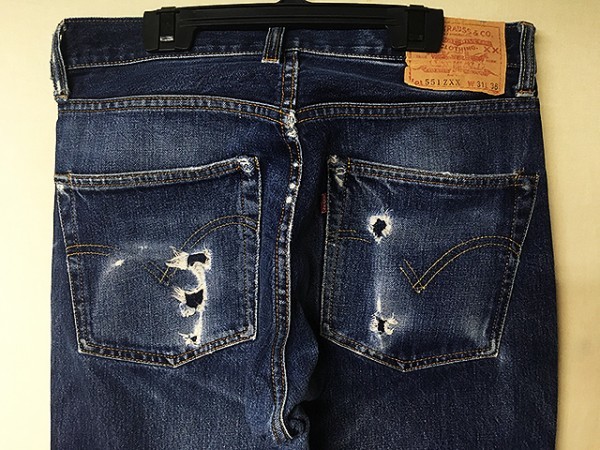 ◆激ヒゲクラッシュ◆Levi's リーバイス 551ZXX 551-0006 ヴィンテージ復刻◆W31◆