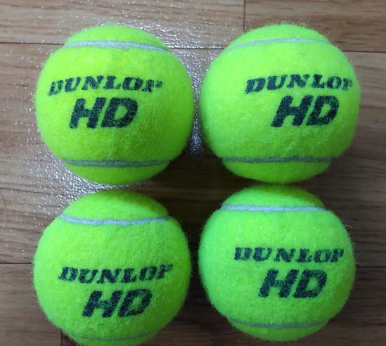 ★ 中古テニスボール【60球】(DUNLOP HD) ★ 