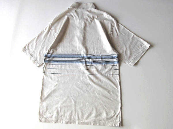  rare Vintage LACOSTE Lacoste DH947C Beams special order origin joke material Logo character wani cotton cut and sewn cloth polo-shirt 3 large . association cat pohs correspondence 