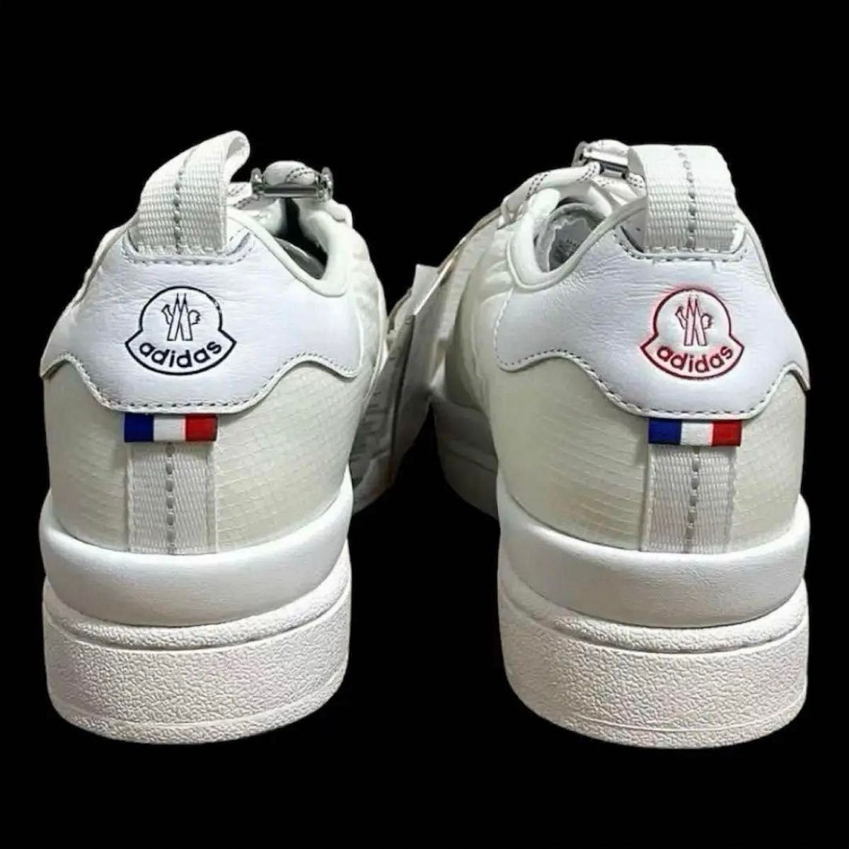 未使用品】Moncler X adidas コラボスニーカー・ホワイト・正規 未使用品】Moncler X adidas コラボスニーカー・ホワイト・正規