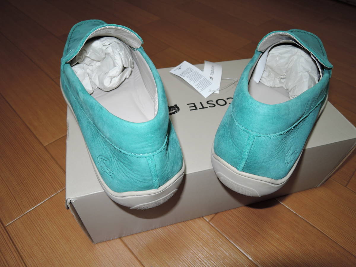  новый товар Lacoste LACOSTE Loafer 8.5 кожа кожа n задний обувь спортивные туфли / обычная цена 22000 иен 