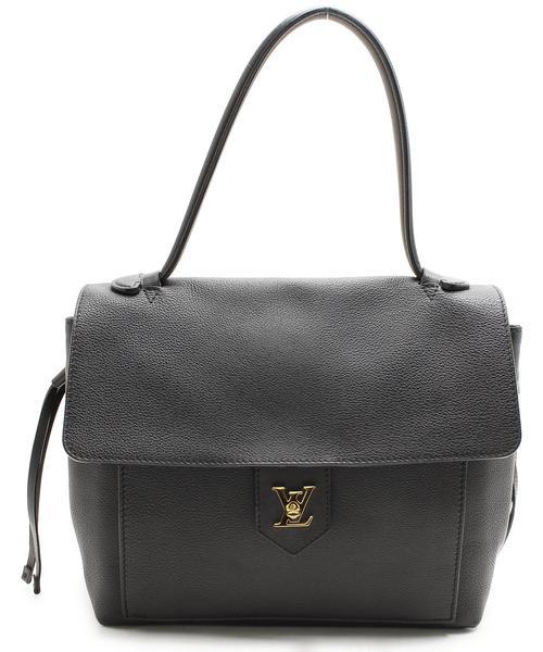LOUIS VUITTON ルイヴィトン ◇ ロックミー M54008 ターンロック レザー 皮 革 ハンド バッグ かばん