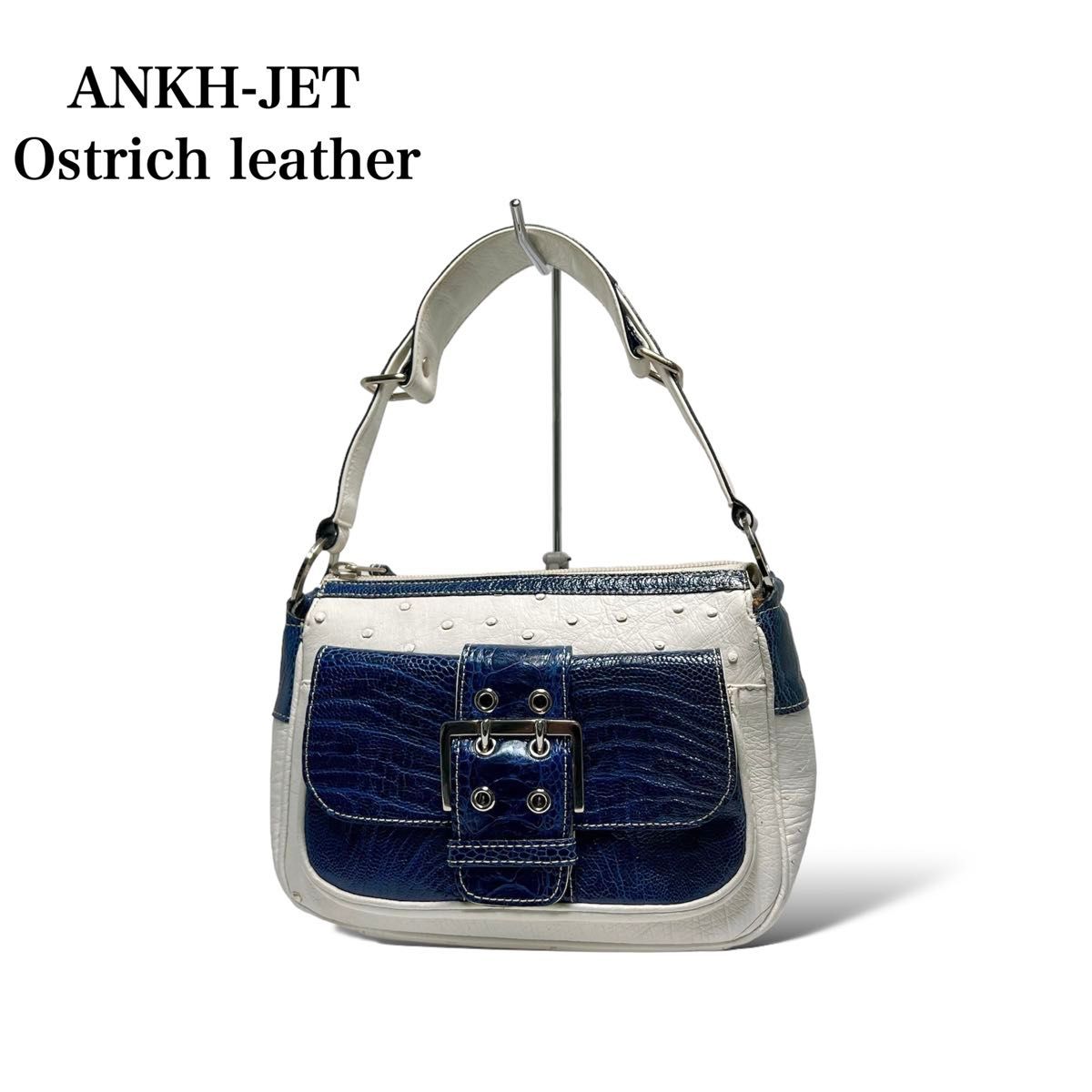 美品 ANKH-JET アンクジェット Ostrich オーストリッチ オースト 美品 ANKH-JET アンクジェット Ostrich オーストリッチ オースト