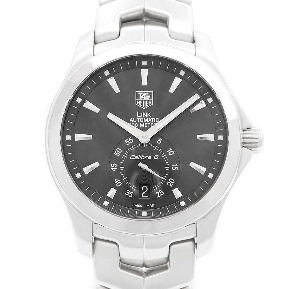 TAG 上手い Heuer タグ ホイヤー リンク SS デイト ホワイト文字 TAG 上手い Heuer タグ ホイヤー リンク SS デイト ホワイト文字