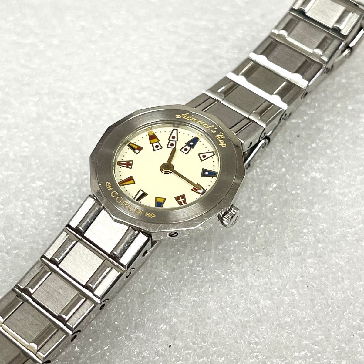 稼働 良品 CORUM アドミラルズカップ ミニ シルバー コルム 稼働 良品 CORUM アドミラルズカップ ミニ シルバー コルム