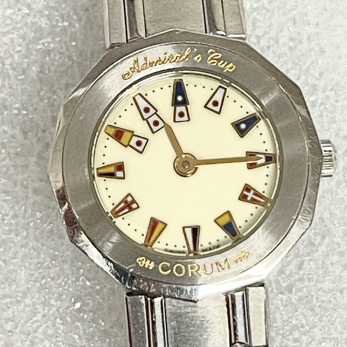 稼働 良品 CORUM アドミラルズカップ ミニ シルバー コルム 稼働 良品 CORUM アドミラルズカップ ミニ シルバー コルム