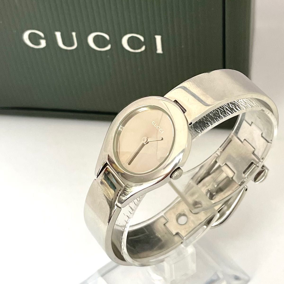 稼働 良品 GUCCI 6700L ミラー文字盤 グッチ 時計 付属品 稼働 良品 GUCCI 6700L ミラー文字盤 グッチ 時計 付属品