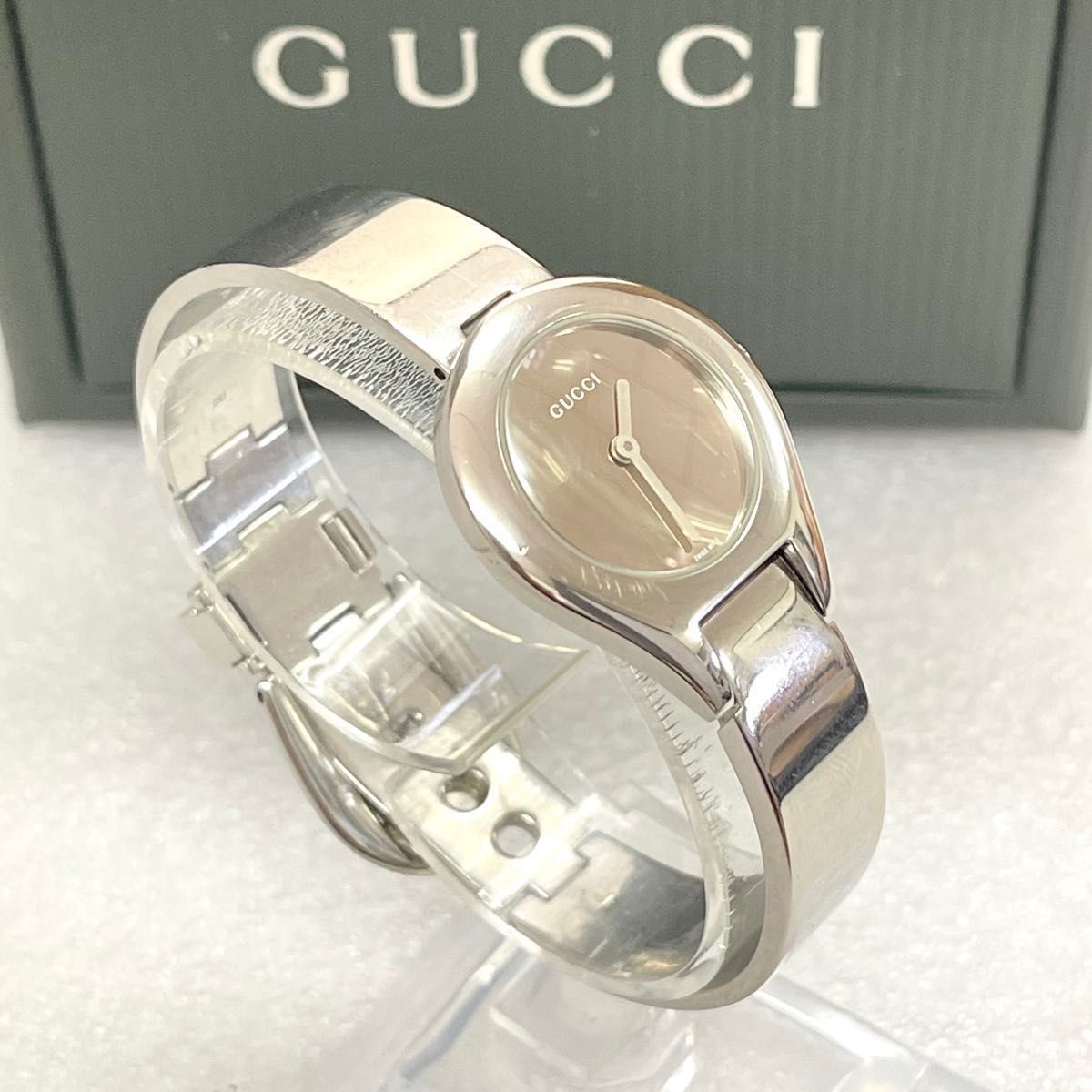 稼働 良品 GUCCI 6700L ミラー文字盤 グッチ 時計 付属品 稼働 良品 GUCCI 6700L ミラー文字盤 グッチ 時計 付属品