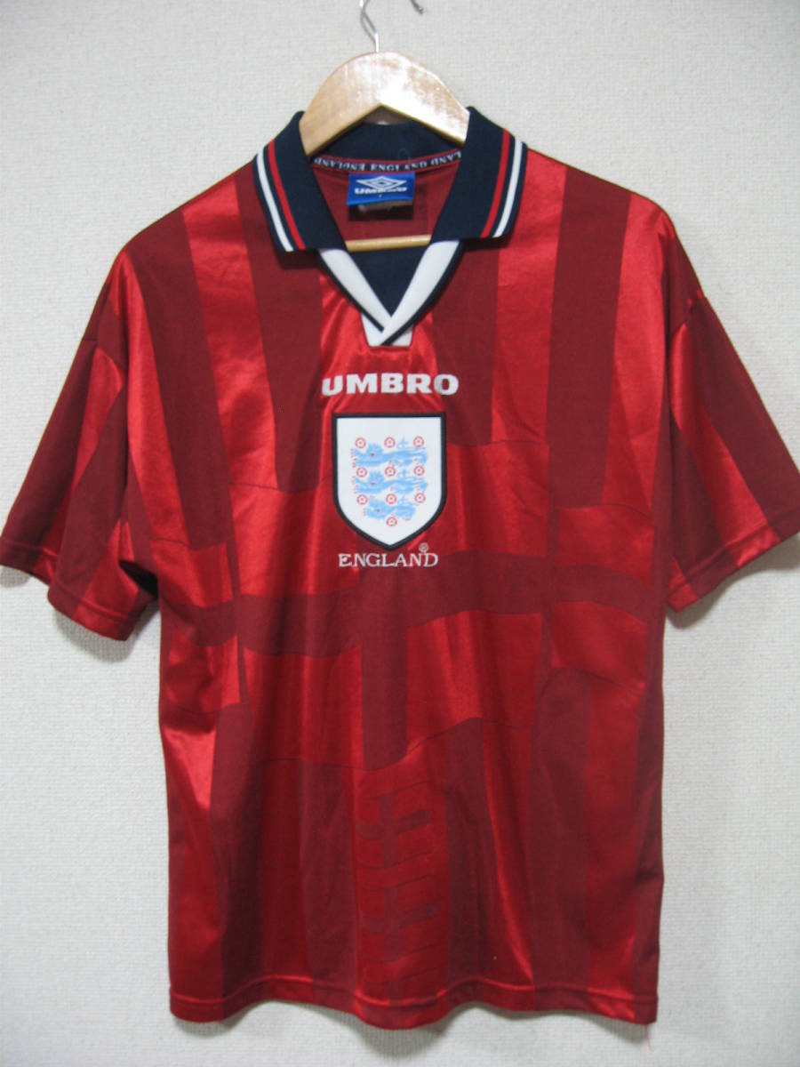 ヤフオク 97 98 Umbro アンブロ イングランド代表 ユニフ