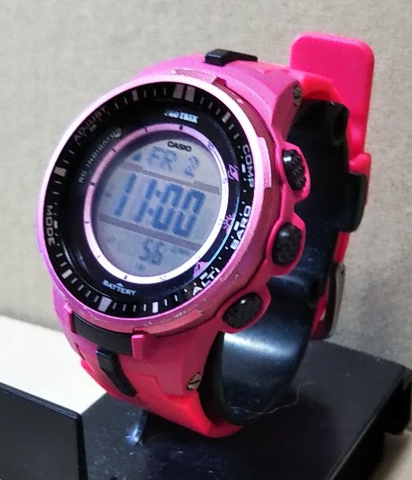 電池新品 CASIO PROTREK プロトレック PRW-3000-4B 電波 電池新品 CASIO PROTREK プロトレック PRW-3000-4B 電波