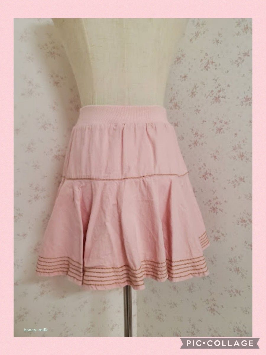 美品】 MILK 胸元リボンドットフリルワンピース ミルク 2006年 美品】 MILK 胸元リボンドットフリルワンピース ミルク 2006年