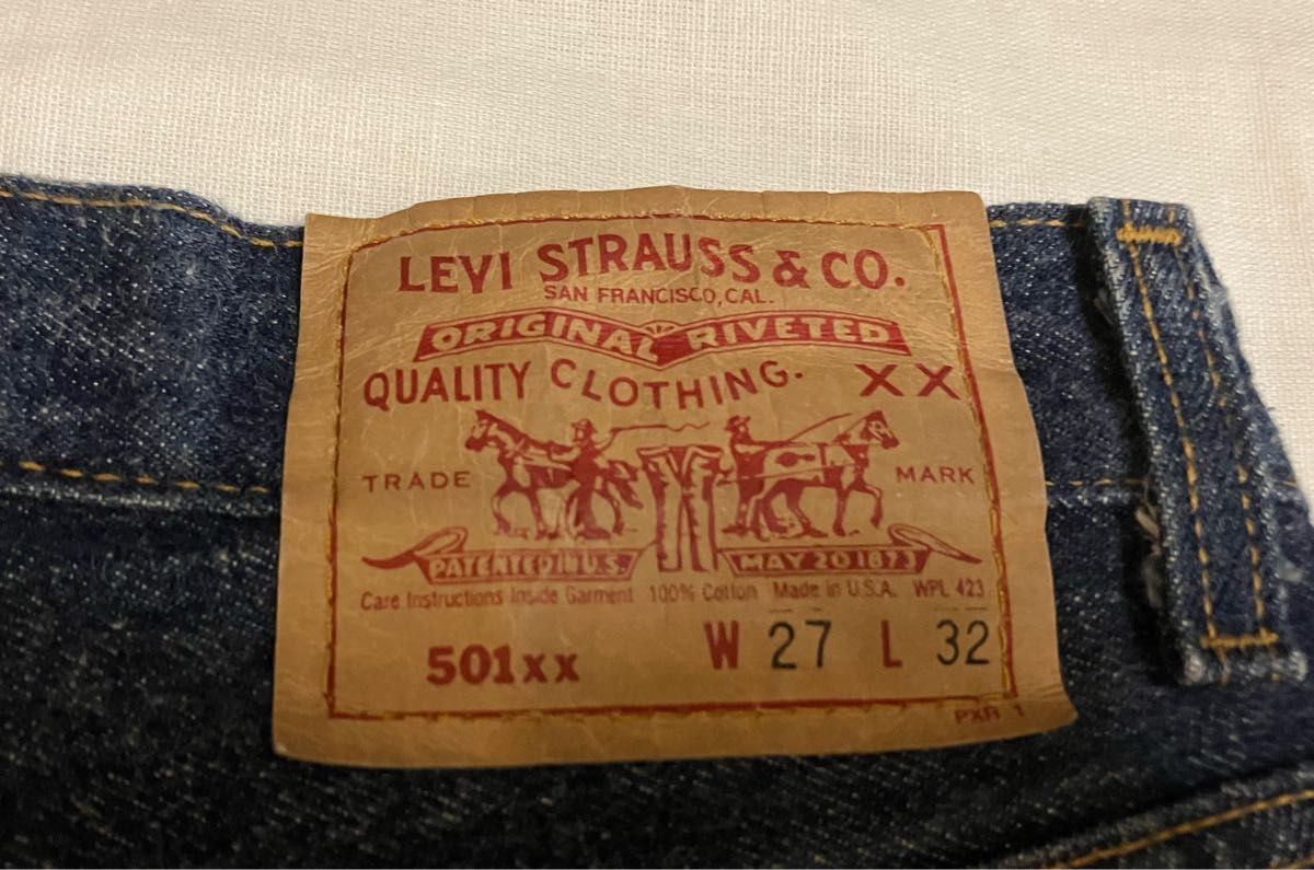 濃紺 vintage ヴィンテージ リーバイス501 USA製 毛羽立ち 濃紺 vintage ヴィンテージ リーバイス501 USA製 毛羽立ち