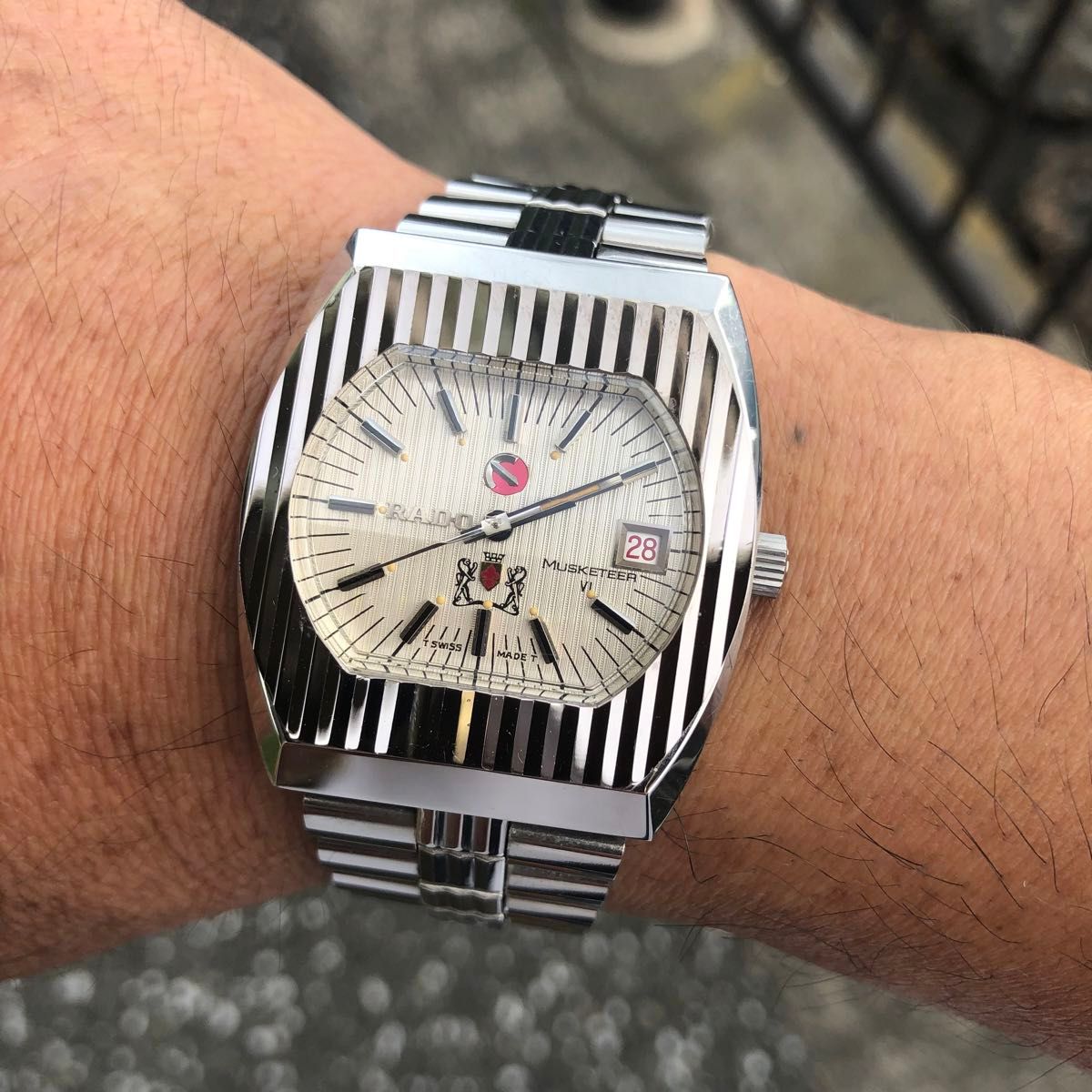 稼働 デッドストック級 美品 RADO ラドー マスケティア6 稼働 デッドストック級 美品 RADO ラドー マスケティア6