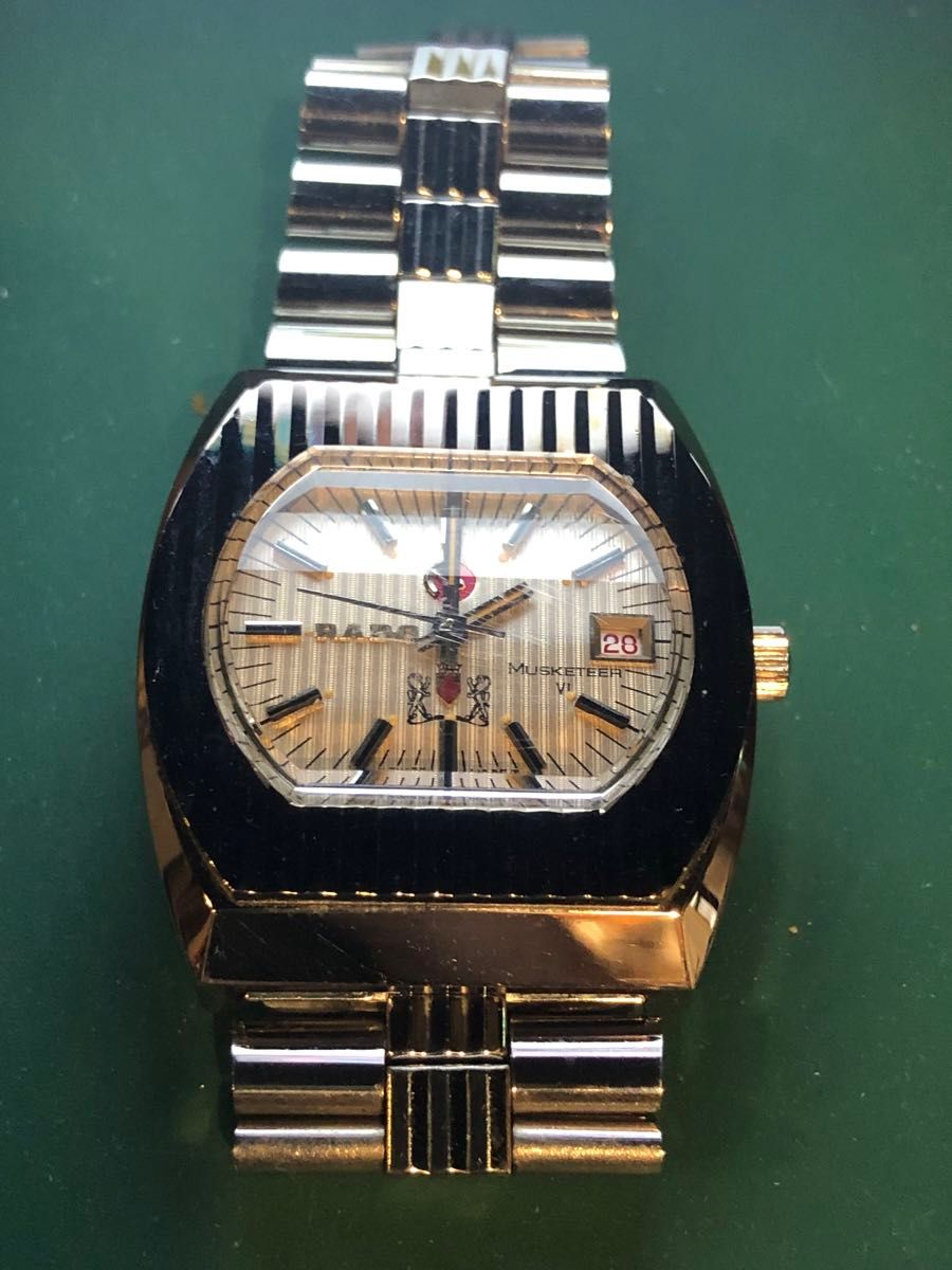 稼働 デッドストック級 美品 RADO ラドー マスケティア6 稼働 デッドストック級 美品 RADO ラドー マスケティア6