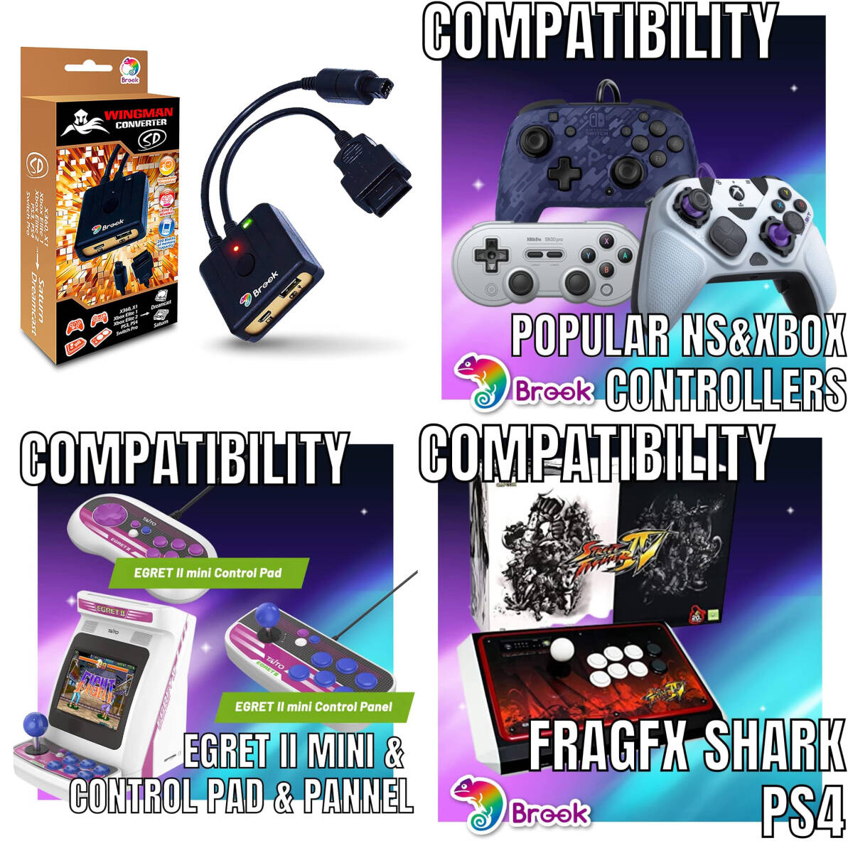 新品同様 】Brook ウィングマンSD PS/XBOX/Switch Pro 新品同様 】Brook ウィングマンSD PS/XBOX/Switch Pro