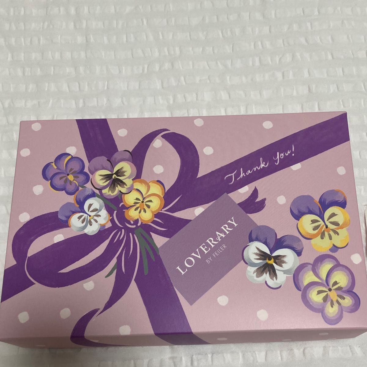 ラブラリーパンジー ハンカチ&ポーチセット FEILER フェイラー ラブラリーパンジー ハンカチ&ポーチセット FEILER フェイラー