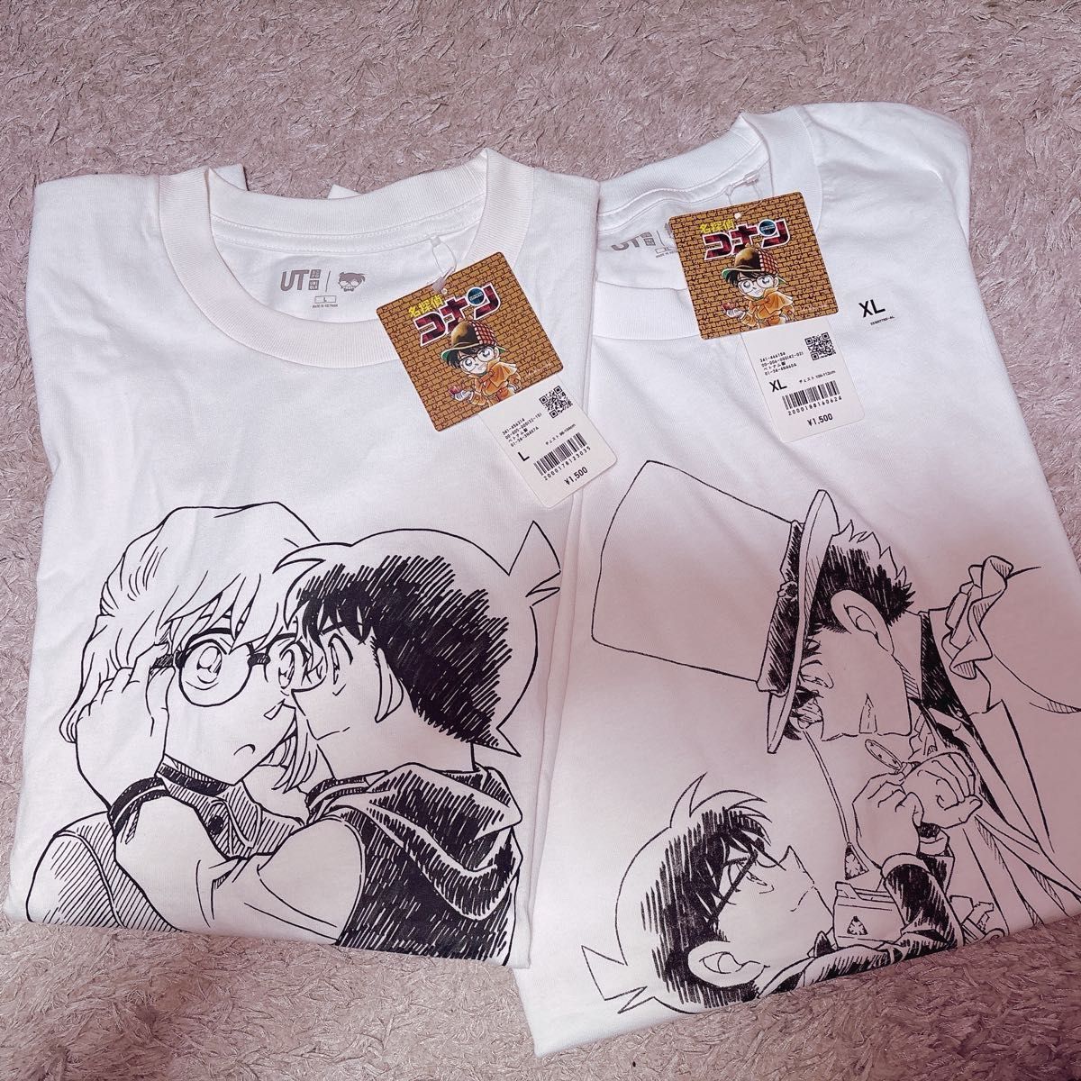 名探偵コナン ユニクロ UT コラボTシャツ 江戸川コナン 灰原哀 名探偵コナン ユニクロ UT コラボTシャツ 江戸川コナン 灰原哀