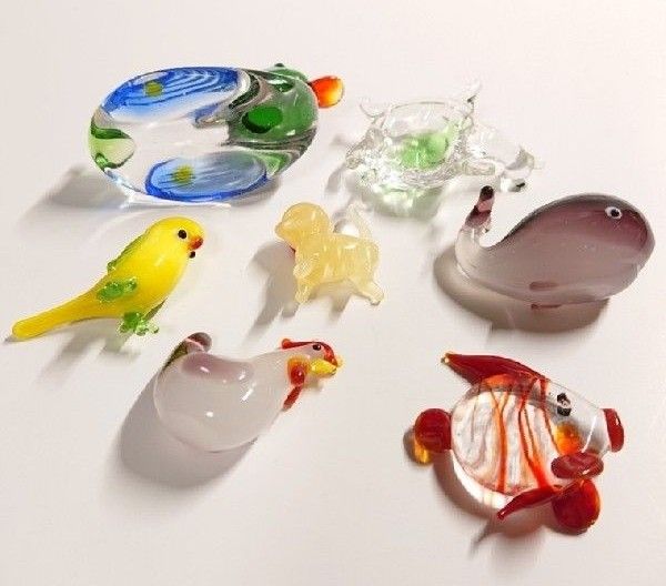 ミニチュア ガラス細工 7点 セット 鳥 魚 亀 猿|Yahoo!フリマ ミニチュア ガラス細工 7点 セット 鳥 魚 亀 猿|Yahoo!フリマ