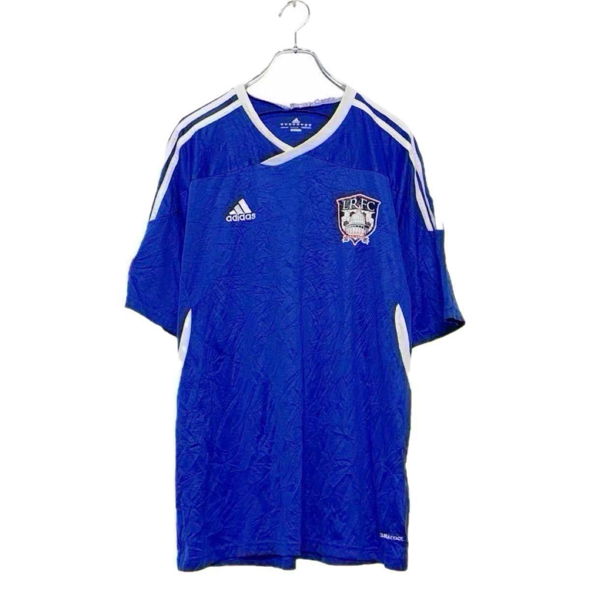 adidasサッカーリアルユニフォーム メンズusL jp2XO表記 LRFC背 adidasサッカーリアルユニフォーム メンズusL jp2XO表記 LRFC背