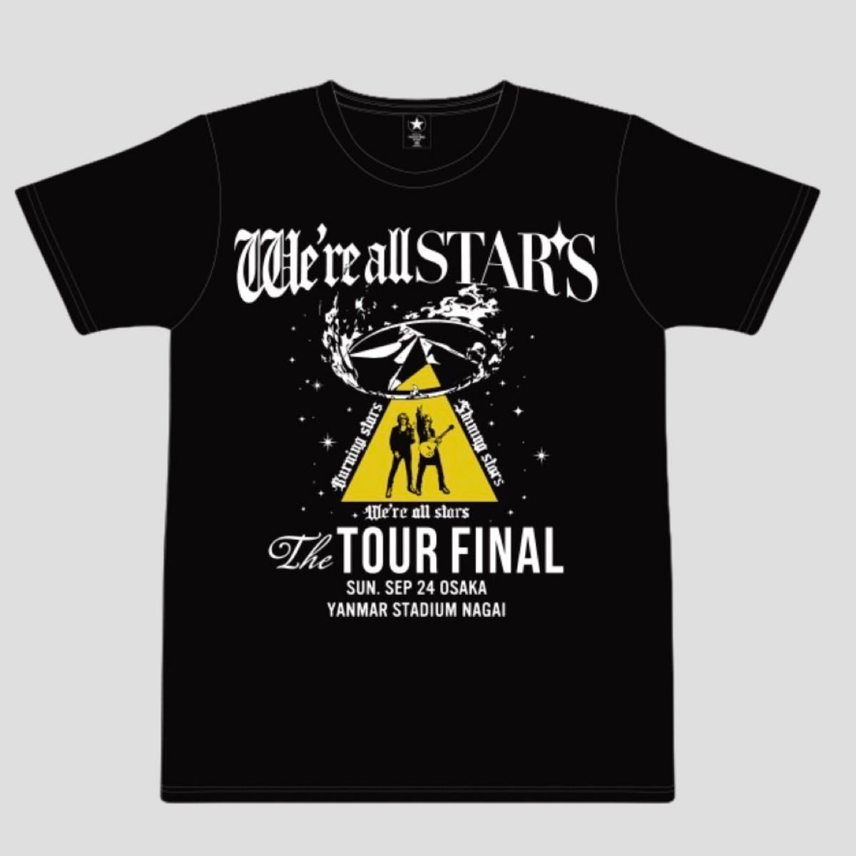 B'z Pleasure 2023 -STARS-ファイナルTシャツ 黒 M|Yahoo B'z Pleasure 2023 -STARS-ファイナルTシャツ 黒 M|Yahoo