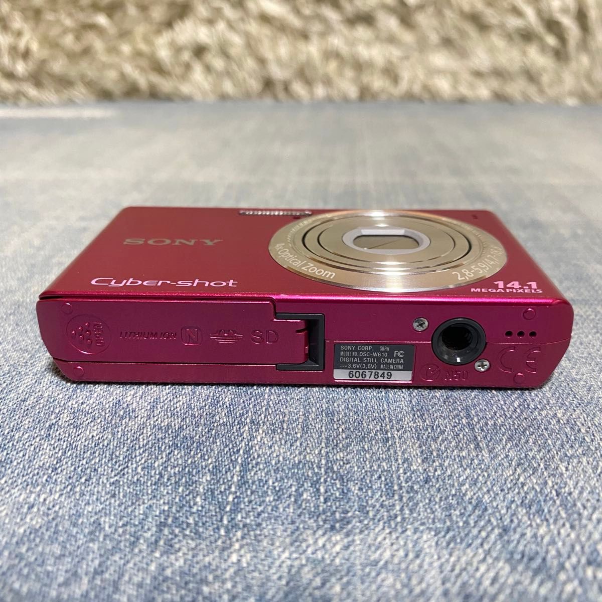 訳あり】SONY デジカメ Cyber-shot DSC-W610 人気カラー ソニー 訳あり】SONY デジカメ Cyber-shot DSC-W610 人気カラー ソニー